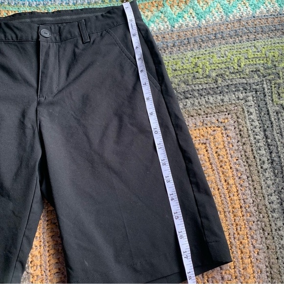 Black Adidas Medium Youth Golf Shorts - Picture 8 of 9